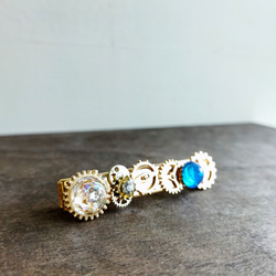 ATLANTISヘアクリップ / スチームパンク / 歯車 3枚目の画像