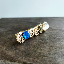 ATLANTISヘアクリップ / スチームパンク / 歯車 5枚目の画像