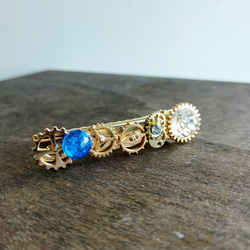 ATLANTISヘアクリップ / スチームパンク / 歯車 6枚目の画像