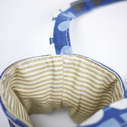 雙層隔熱環保飲料提袋 - 水玉迷宮 - 藍水玉 - 1769934 第4張的照片