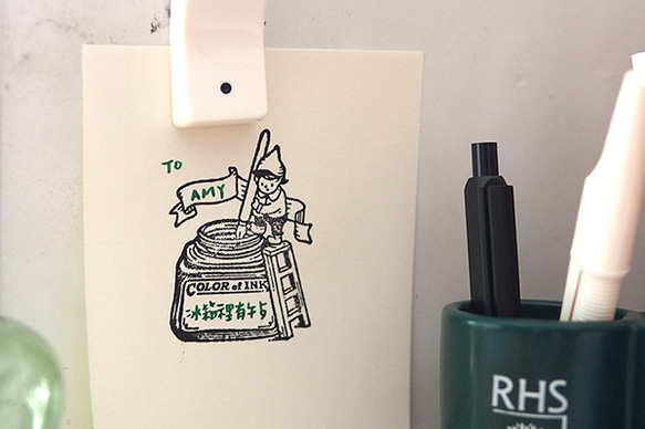 Ink Test Stamp - Stealthy Genie 2枚目の画像