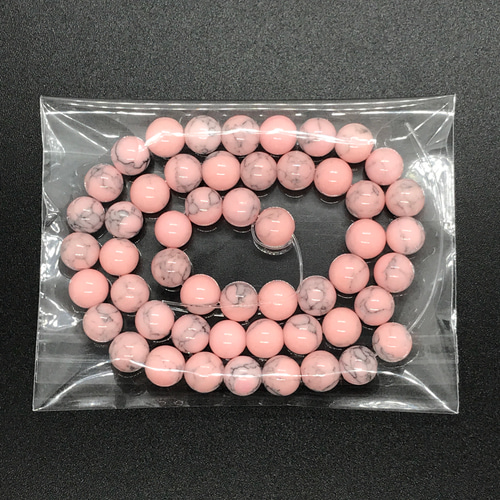 39】ピンクターコイズストランド☆ピンク 6mm/1連 天然石 39】ピンクターコイズストランド☆ピンク 6mm/1連 天然石