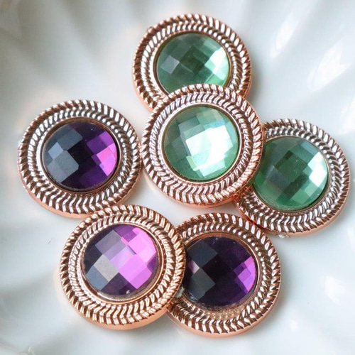 4こ☆アクリルカボション グリーン アクセサリーパーツ アクリルパーツ 