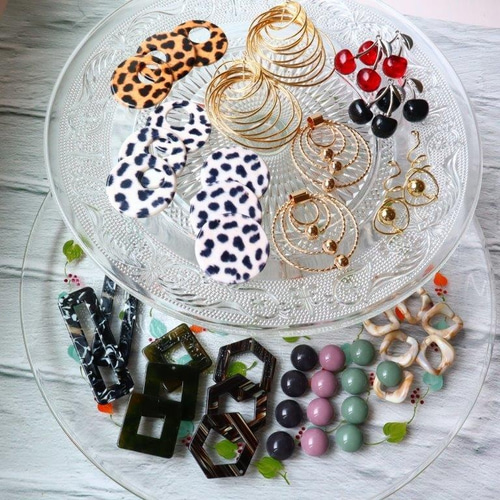 2個☆大ぶりぐるぐるチャーム アクセサリーパーツ ハンドメイド 