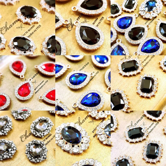 4こ 特大サイズクリルストーン アクリルパーツ ビーズ 激安 セール アクセサリー ピアス イヤリング 限定 レア 7枚目の画像