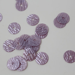 スパンコール 約700枚(約7g) 丸 木目 6mm 紫(SCC06MPPBJKW) 2枚目の画像