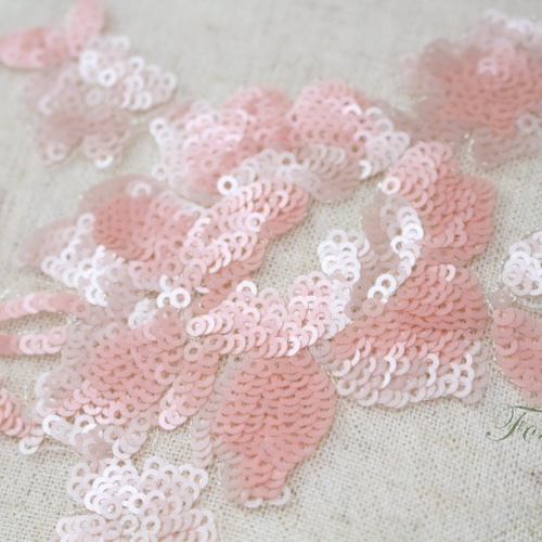 jumelle ジュメロ　ピンクチュール　ビスチェ　バルーン裾　花柄スパンコール jumelle ジュメロ ピンクチュール ビスチェ バルーン裾 花柄