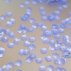 スパンコール 4mm 約1360枚(約5g) 花カップ マット 青紫  (SFC04MBPSE00) 3枚目の画像