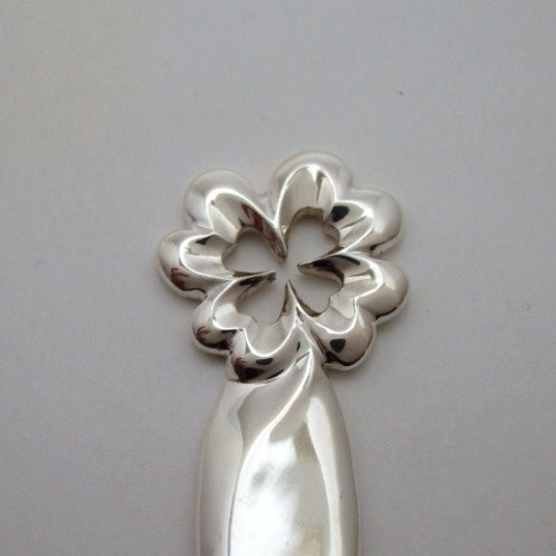 銀のティースプーン【四つ葉のクローバー】 カトラリー RiSa LiSa 通販