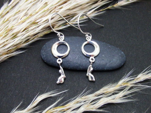 十五夜お月さまのピアス