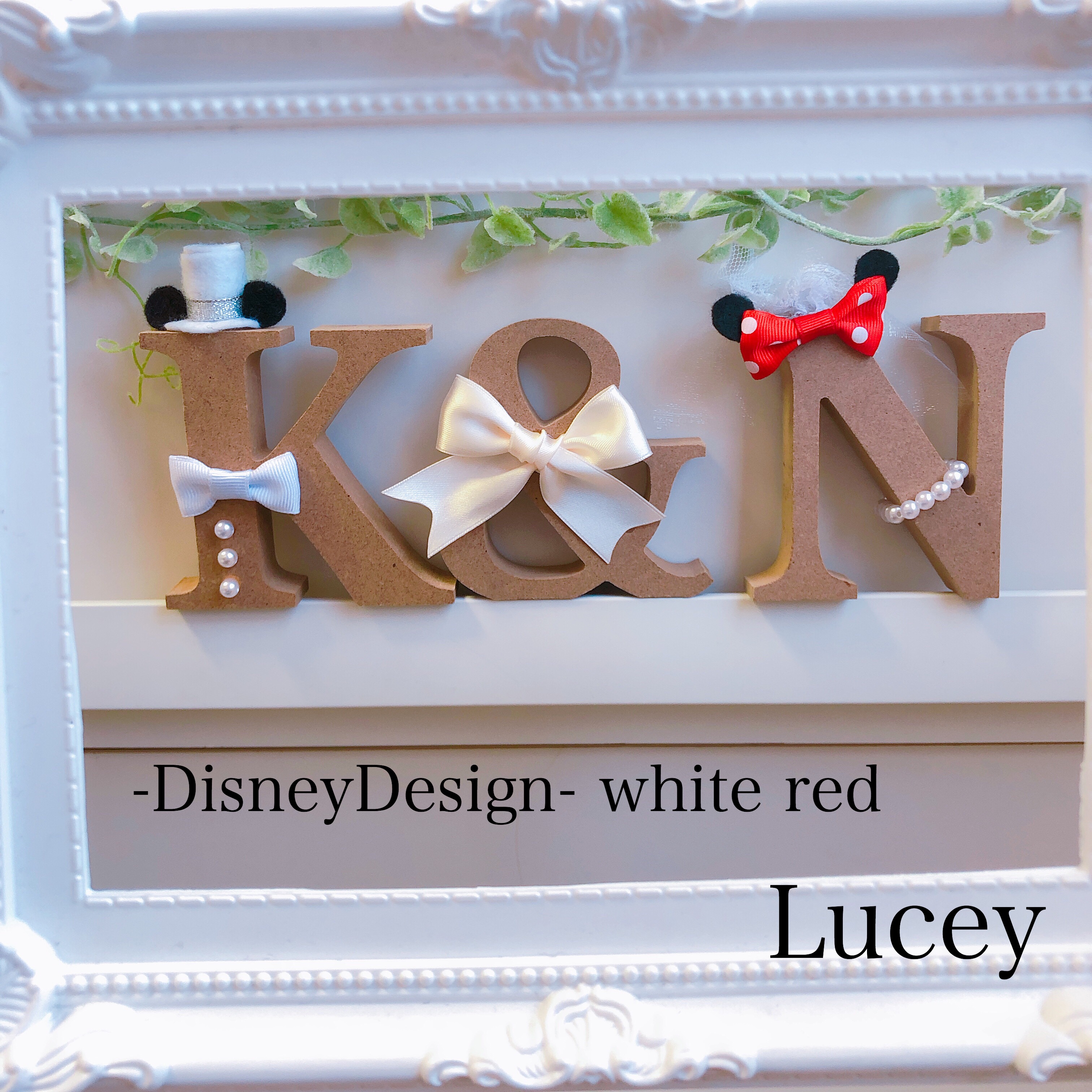 メリー様確認用♡イニシャルオブジェ パールフラワーイニシャルオブジェ ウェルカムボード Lucey 通販