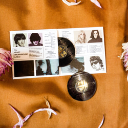 迷你黑膠專輯耳環｜The Velvet Underground & Nico 款 第4張的照片