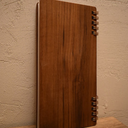 木表紙のリングノート 「ねずみとバイオリン」 4枚目の画像