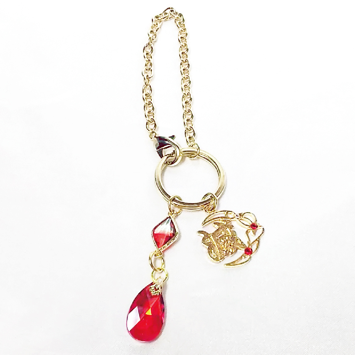 再販不可4点セット♡ハンドメイド＊スワロフスキーバッグチャーム