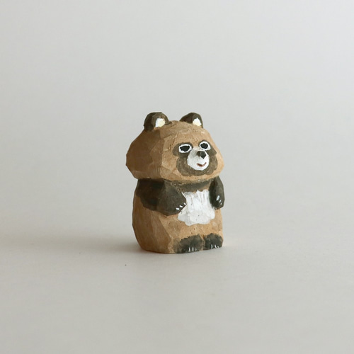 抽選】木彫り人形 こだぬきちゃん [CCF-009] その他置物 BUNi PUNi