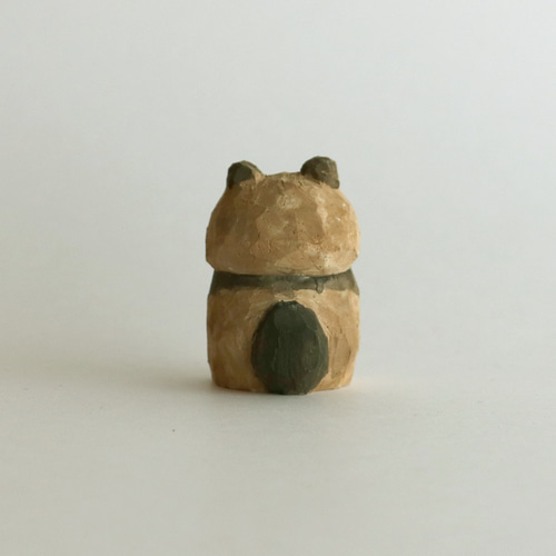 抽選】木彫り人形 こだぬきちゃん [CCF-009] その他置物 BUNi PUNi