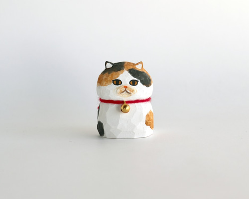 骨董　猫　抽象彫刻　一刀彫　木彫人形　養蚕信仰　猫神　郷土玩具　フォークアート 骨董猫抽象彫刻一刀彫木彫人形養蚕信仰猫神郷土玩具フォークアート