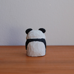 木彫り人形　パンダちゃん　[CWF-014] 6枚目の画像