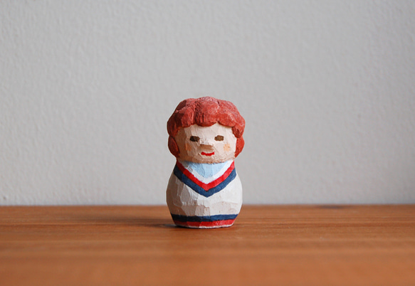 木彫り人形 パーマくん [CWF-025] その他置物 BUNi PUNi 通販