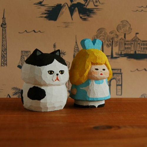 置き物木彫り人形　フレンチブル　最終値下げ Amazon.co.jp: 木彫、木彫り、木彫人形、獅子舞、彫刻