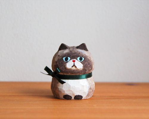 木彫り人形 ネコ おこげちゃん [CWF-058] 其他擺飾 BUNi PUNi 的作品