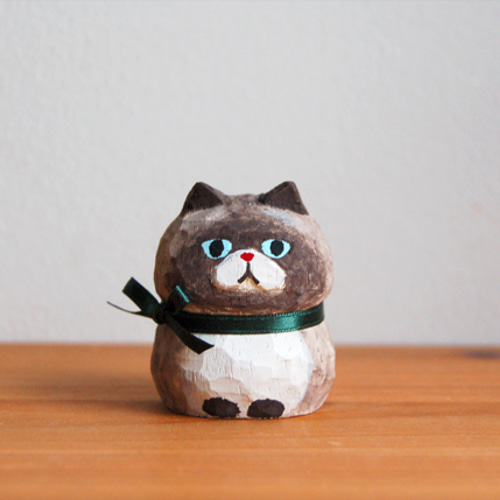 木彫り人形 ネコ おこげちゃん [CWF-058] 其他擺飾 BUNi PUNi 的作品