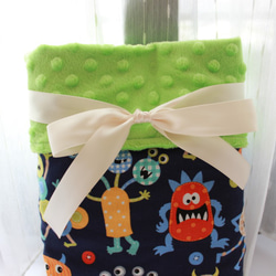 寶寶禮物-Baby blanket-小怪獸寶寶毯/豆豆毯 第2張的照片