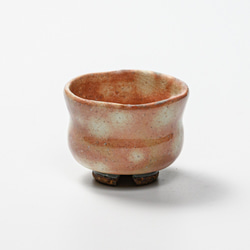萩焼伝統的工芸品】ぐい呑御本手胴締No808 おちょこ・ぐい呑み