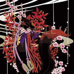 菅狐ページ ポストカード ポストカード 「おしゃれキツネ」