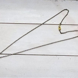 ホースシューモチーフネックレス1　ホースシュー　馬蹄　ネックレス　真鍮　プレゼント 2枚目の画像