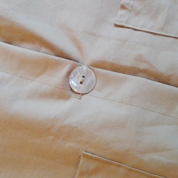 丸襟のブロードスプリングコート（リバティ裏地） 4枚目の画像