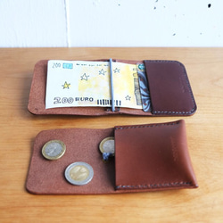 hibino-moneyclip & coin case set 2枚目の画像