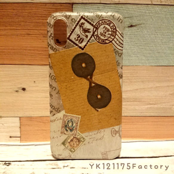 【SALE】Letter〠レトロな封筒のスマホケース 2枚目の画像