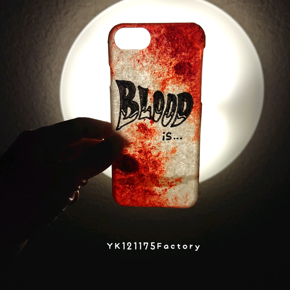 【次回2020年】期間限定『 BLOOD 』／スマホケース(和紙+α) 5枚目の画像