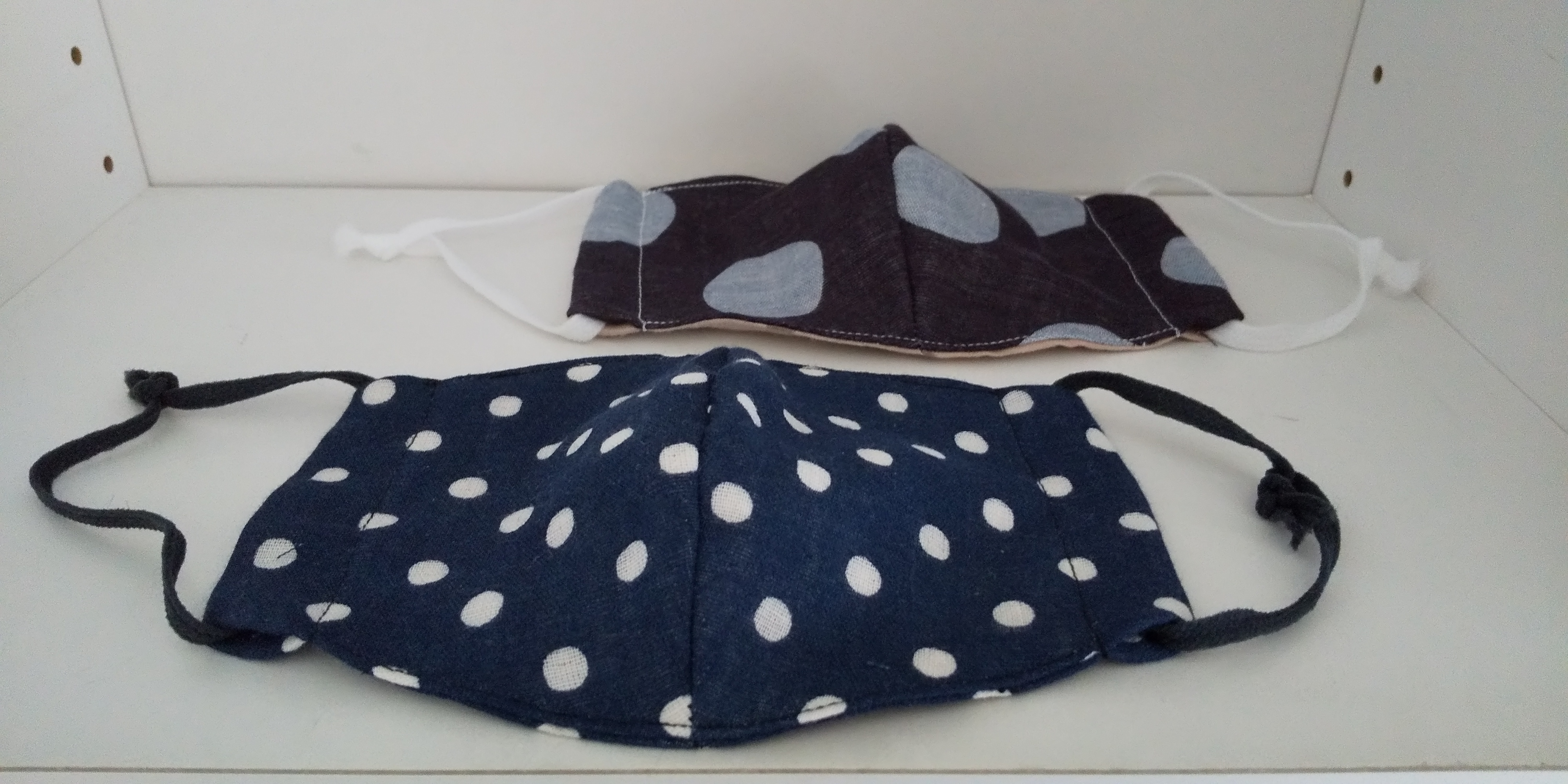 水玉マスク ダブルガーゼ ナチュラル インナーマスク 