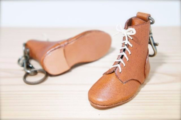 革のミニ靴キーホルダー【再販】 5枚目の画像