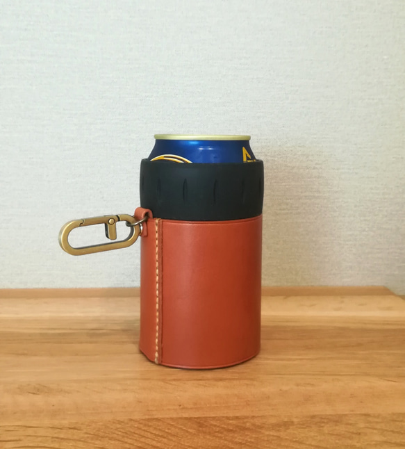 革のサーモス保冷缶カバー 5枚目の画像