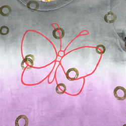 kidsTシャツ「ちょうちょ-ring」100-20902-4 2枚目の画像