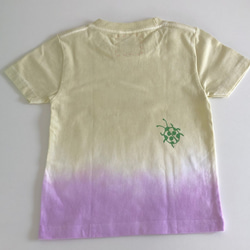 受注制作　kidsTシャツ「おすましキリン　段染め」80cm~140対応 3枚目の画像