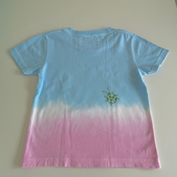 受注制作kidsTシャツ「カバ　段染め」100cm~140対応 3枚目の画像
