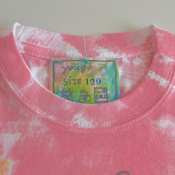 kidsTシャツ120cm「花　ドット」120-210918-3 5枚目の画像