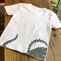 受注制作　kidsTシャツ「スピノサウルス・ステゴサウルス」　100~140対応 2枚目の画像