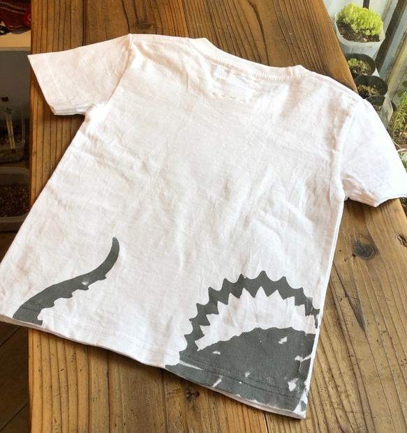受注制作　kidsTシャツ「スピノサウルス・ステゴサウルス」　100~140対応 2枚目の画像
