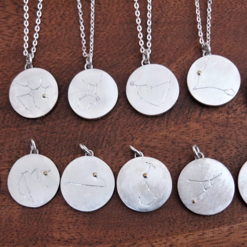 星座コインネックレス silver925 Virgo 乙女座 ネックレス 星座コインネックレス silver925 Virgo 乙女座 ネックレス
