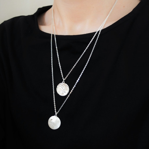 星座コインネックレス silver925 Libra 天秤座 ネックレス