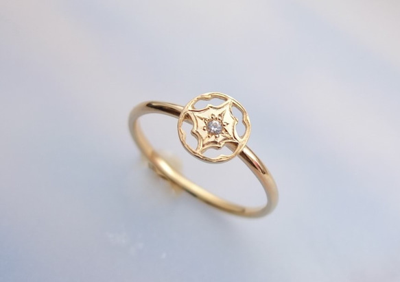 ＊ダイヤモンド＊anfied K18gold ring＊ 1枚目の画像