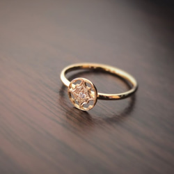 ＊ダイヤモンド＊anfied K18gold ring＊ 2枚目の画像