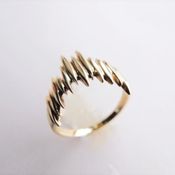 chiaro~キアロ~K18gold plating silver ring 4枚目の画像