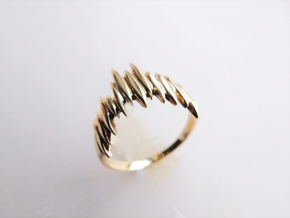 chiaro~キアロ~K18gold plating silver ring 4枚目の画像
