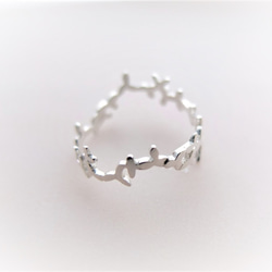 ～葉を纏う～foglia silver ring 1枚目の画像